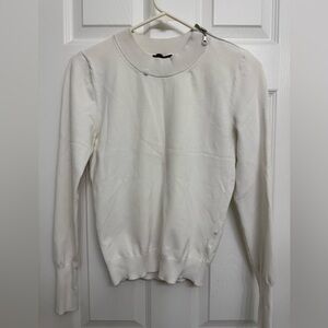Louis Vuitton White Crewneck Top